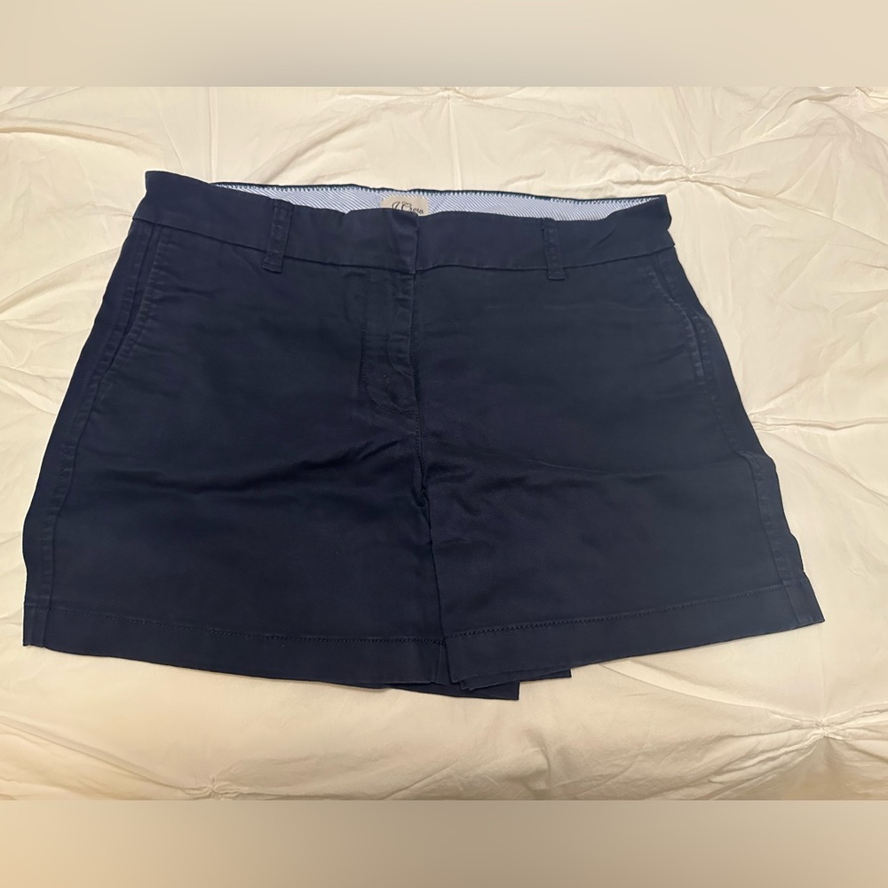 Like New Navy Twill Shorts, J.Crew, Size 6